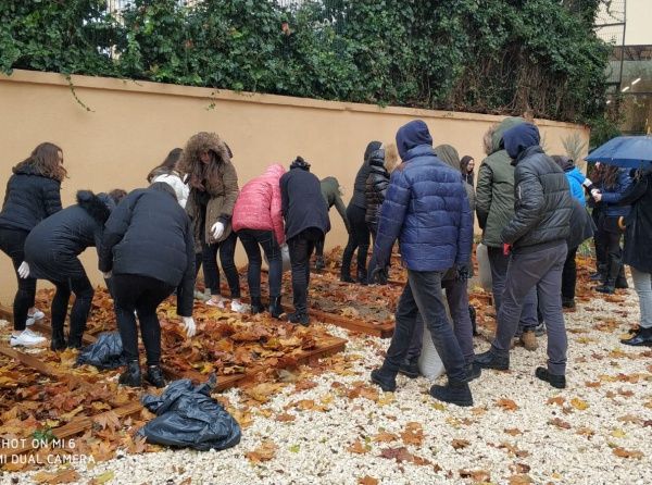 Doğal Kompost Yapımı Projesi Ortağımız Saint Michele Lisesini Ziyaret Ettik